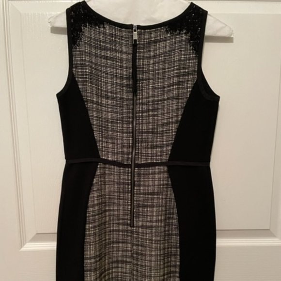 Loft size 2P fitted professional dress in black and white - Picture 6 of 8